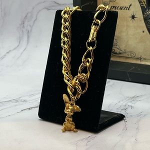 Adorable Bunny Rabbit Charm Bracelet